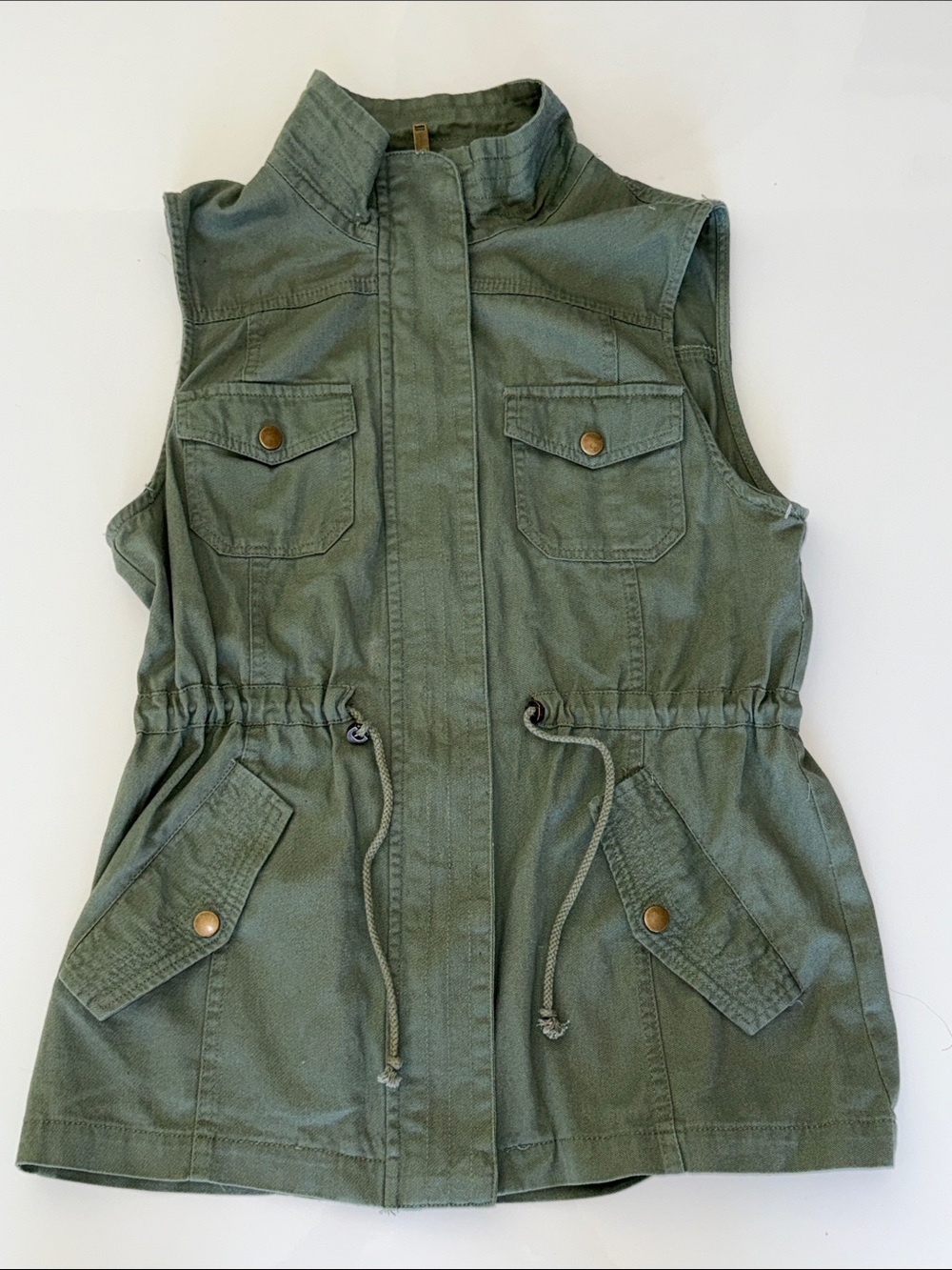 Harper Olive Green Utility Vest